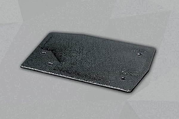 Alüminyum yüzeyli dokumasız kalıplanmış parça