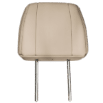 Beige Kopfstütze eines Autositzes
