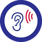 Ses dalgası olan kulak Ses dalgası olan kulak