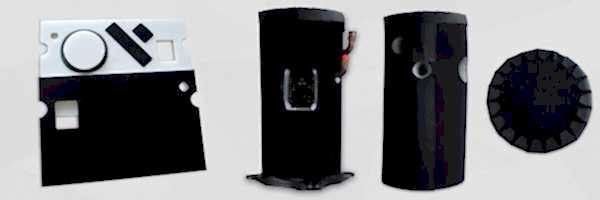 Kompresör Ceketi SB Basic Siyah kompresör kapağı